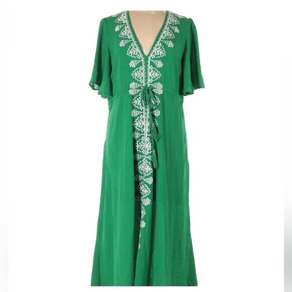 Strut & Bolt boho embroidered maxi dress/cover up NWT - Picture 6 of 8